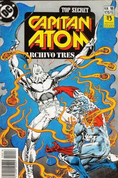 Cover for Capitán Atom (Zinco, 1990 series) #18