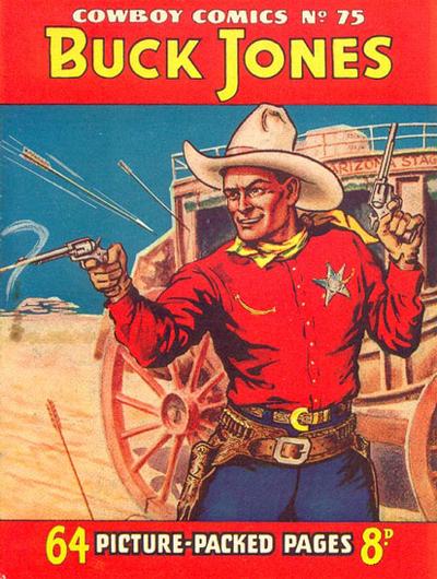 Cover for Cowboy Comics (Amalgamated Press, 1950 series) #75