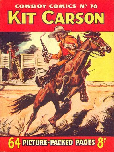 Cover for Cowboy Comics (Amalgamated Press, 1950 series) #76