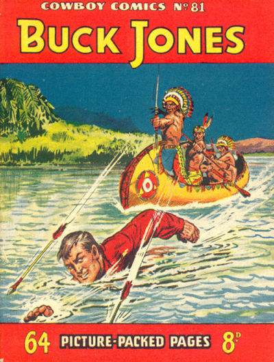 Cover for Cowboy Comics (Amalgamated Press, 1950 series) #81