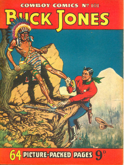 Cover for Cowboy Comics (Amalgamated Press, 1950 series) #101