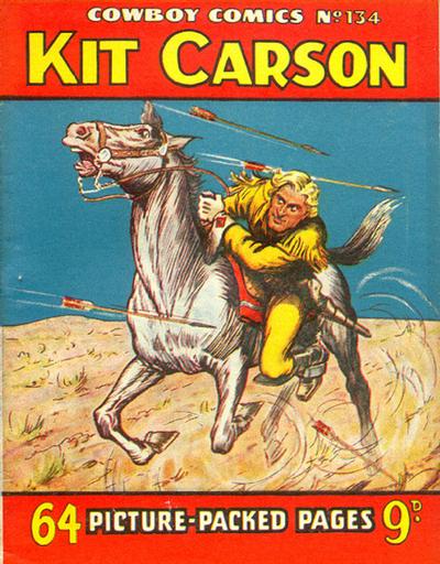 Cover for Cowboy Comics (Amalgamated Press, 1950 series) #134