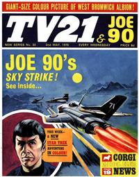 Cover Thumbnail for TV21 & Joe 90 (City Magazines; Century 21 Publications, 1969 series) #32