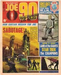 Cover Thumbnail for Joe 90 Top Secret (City Magazines; Century 21 Publications, 1969 series) #3