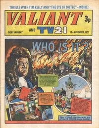 Cover for Valiant and TV21 (IPC, 1971 series) #13th November 1971