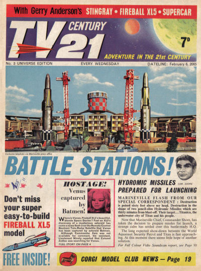 Cover for TV Century 21 (City Magazines; Century 21 Publications, 1965 series) #3