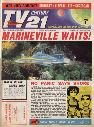 Cover for TV Century 21 (City Magazines; Century 21 Publications, 1965 series) #7