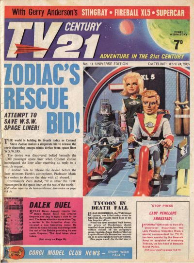 Cover for TV Century 21 (City Magazines; Century 21 Publications, 1965 series) #14