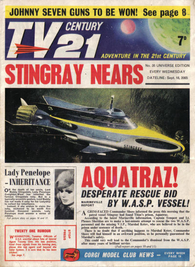Cover for TV Century 21 (City Magazines; Century 21 Publications, 1965 series) #35