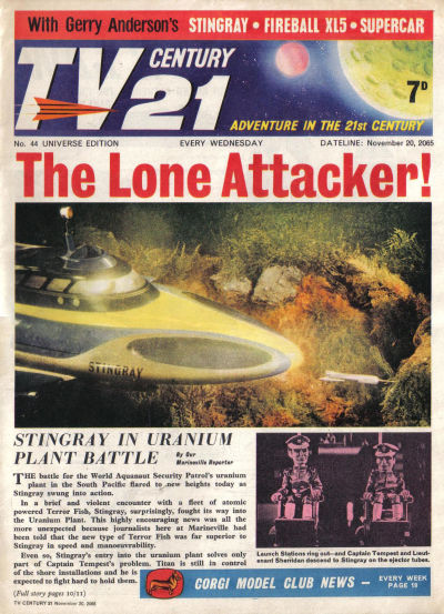 Cover for TV Century 21 (City Magazines; Century 21 Publications, 1965 series) #44