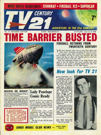 Cover for TV Century 21 (City Magazines; Century 21 Publications, 1965 series) #51