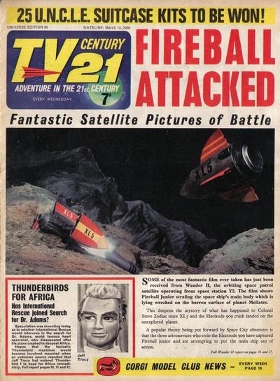 Cover for TV Century 21 (City Magazines; Century 21 Publications, 1965 series) #60