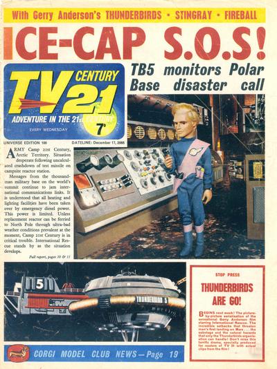 Cover for TV Century 21 (City Magazines; Century 21 Publications, 1965 series) #100