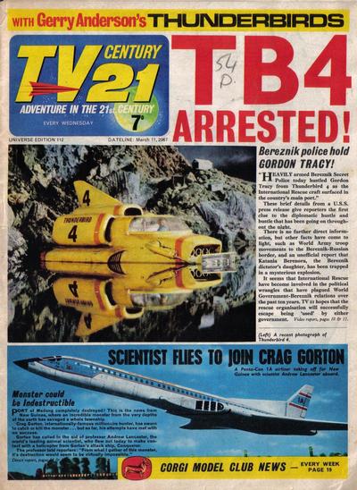 Cover for TV Century 21 (City Magazines; Century 21 Publications, 1965 series) #112