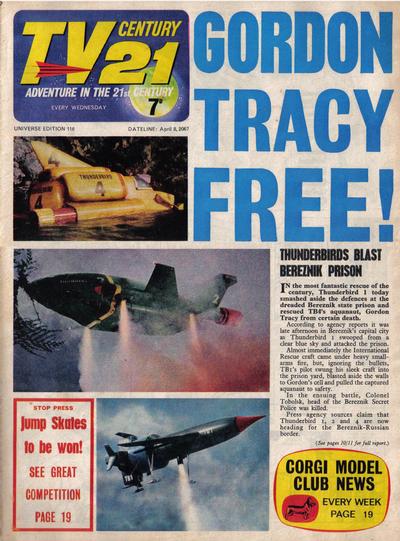 Cover for TV Century 21 (City Magazines; Century 21 Publications, 1965 series) #116
