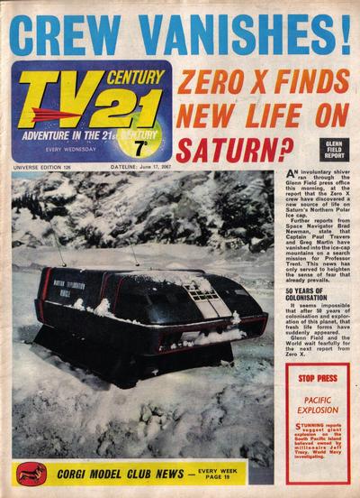 Cover for TV Century 21 (City Magazines; Century 21 Publications, 1965 series) #126