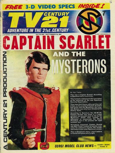 Cover for TV Century 21 (City Magazines; Century 21 Publications, 1965 series) #141