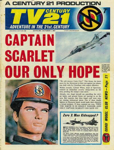 Cover for TV Century 21 (City Magazines; Century 21 Publications, 1965 series) #142