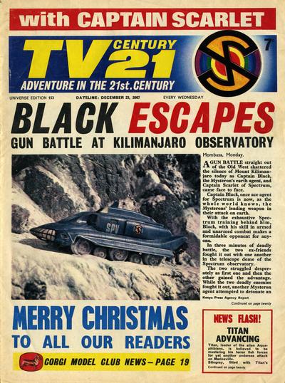 Cover for TV Century 21 (City Magazines; Century 21 Publications, 1965 series) #153