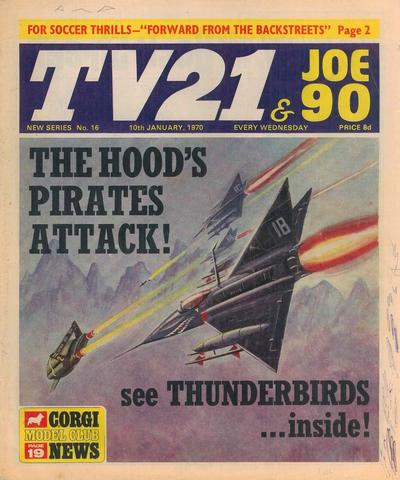 Cover for TV21 & Joe 90 (City Magazines; Century 21 Publications, 1969 series) #16