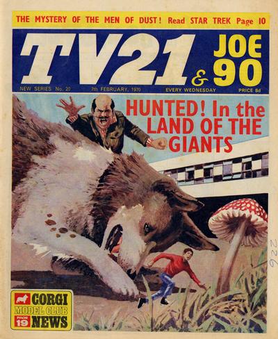 Cover for TV21 & Joe 90 (City Magazines; Century 21 Publications, 1969 series) #20