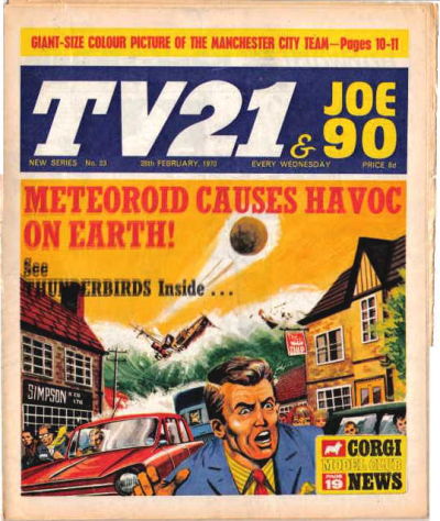 Cover for TV21 & Joe 90 (City Magazines; Century 21 Publications, 1969 series) #23