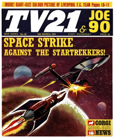 Cover for TV21 & Joe 90 (City Magazines; Century 21 Publications, 1969 series) #25