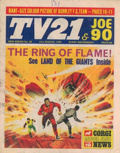 Cover for TV21 & Joe 90 (City Magazines; Century 21 Publications, 1969 series) #26