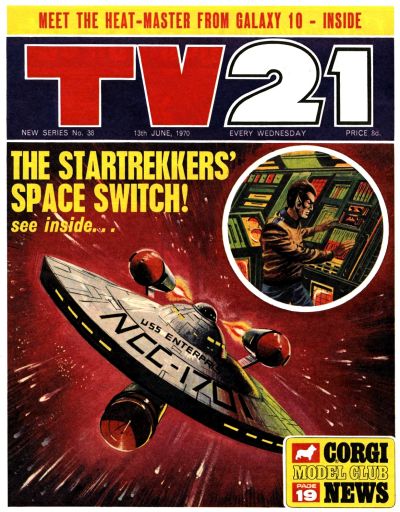 Cover for TV21 (City Magazines, 1970 series) #38