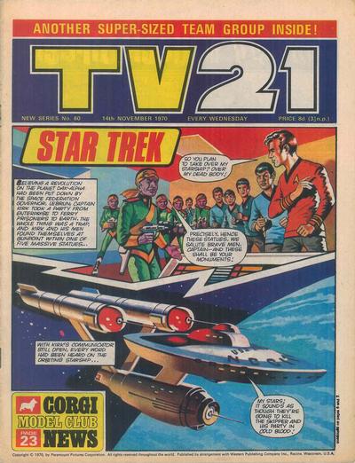 Cover for TV21 (City Magazines, 1970 series) #60