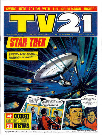 Cover for TV21 (City Magazines, 1970 series) #65