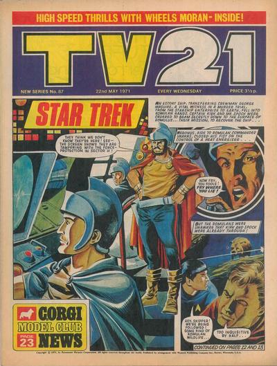 Cover for TV21 (City Magazines, 1970 series) #87