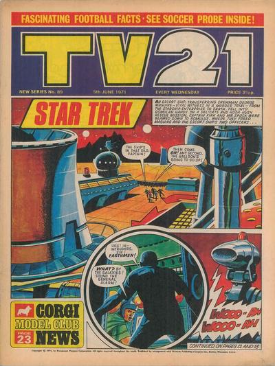 Cover for TV21 (City Magazines, 1970 series) #89