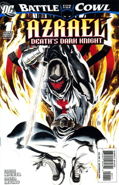 Cover for Azrael: Death's Dark Knight (DC, 2009 series) #1