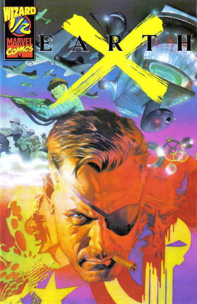 Cover for Earth X (Marvel; Wizard, 2000 series) #1/2