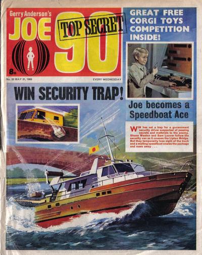 Cover for Joe 90 Top Secret (City Magazines; Century 21 Publications, 1969 series) #20