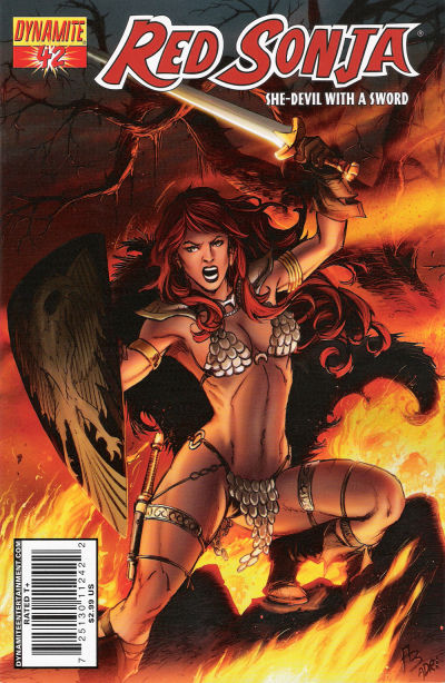 Cover for Red Sonja (Dynamite Entertainment, 2005 series) #42 [Cover B]