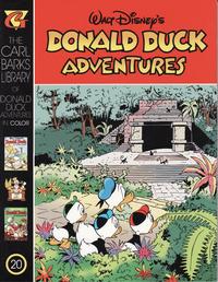 Cover for Carl Barks Library of Walt Disney's Donald Duck Adventures in Color (Gladstone, 1994 series) #20
