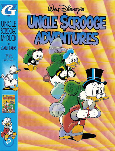 Cover for Walt Disney's Uncle Scrooge Adventures in Color (Gladstone, 1996 series) #2