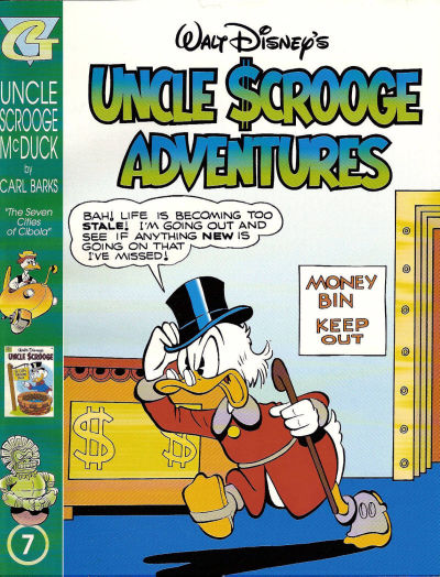 Cover for Walt Disney's Uncle Scrooge Adventures in Color (Gladstone, 1996 series) #7