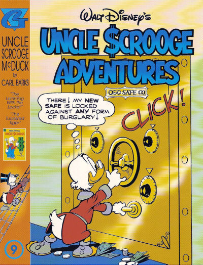 Cover for Walt Disney's Uncle Scrooge Adventures in Color (Gladstone, 1996 series) #9