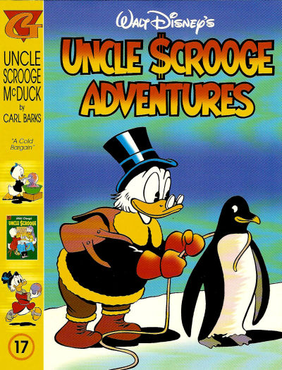 Cover for Walt Disney's Uncle Scrooge Adventures in Color (Gladstone, 1996 series) #17