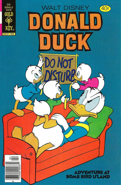 Cover for Donald Duck (Western, 1962 series) #206 [Gold Key]