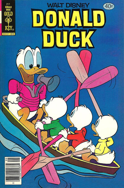 Cover for Donald Duck (Western, 1962 series) #211 [Gold Key]