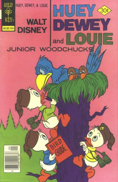 Cover for Walt Disney Huey, Dewey and Louie Junior Woodchucks (Western, 1966 series) #46 [Gold Key]