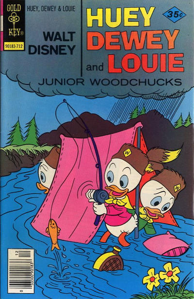 Cover for Walt Disney Huey, Dewey and Louie Junior Woodchucks (Western, 1966 series) #47 [Gold Key]