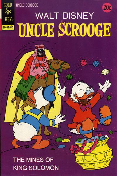 Cover for Walt Disney Uncle Scrooge (Western, 1963 series) #108 [Gold Key]