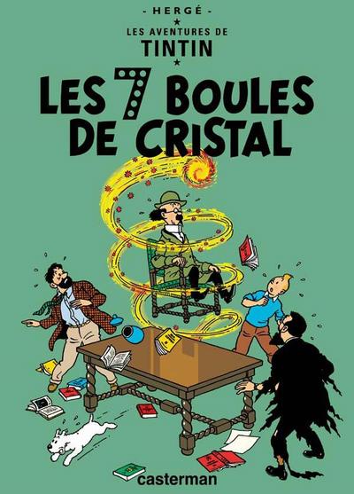 Cover for Les Aventures de Tintin (Casterman, 1934 series) #13 - Les 7 Boules de Cristal