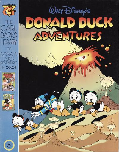 Cover for Carl Barks Library of Walt Disney's Donald Duck Adventures in Color (Gladstone, 1994 series) #5