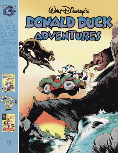 Cover for Carl Barks Library of Walt Disney's Donald Duck Adventures in Color (Gladstone, 1994 series) #18